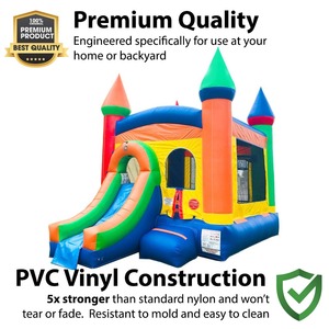 Hot Selling Commercial Combo <strong>Bounce</strong> House Combo, rainbow Bouncer with Slide