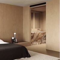 Panneau mural extérieur en composite de fibres de bois de bambou écologique PVC WPC pour hôtel, bureau, villa
