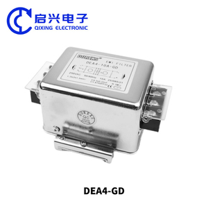 DEA4-GD hiệu suất cao đường sắt cài đặt 3A 6A 10A 20A 230V Single phase AC <span class=keywords><strong>EMI</strong></span> Lọc - Product Image 2