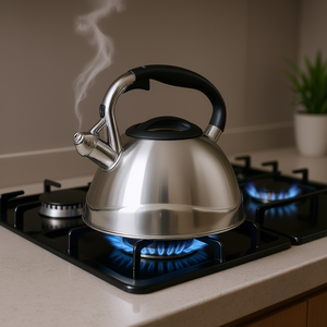 Bouilloire à eau Kela en acier inoxydable, capacité de 3 L, bouilloire à thé sifflante pour cuisinière - Product Image 3