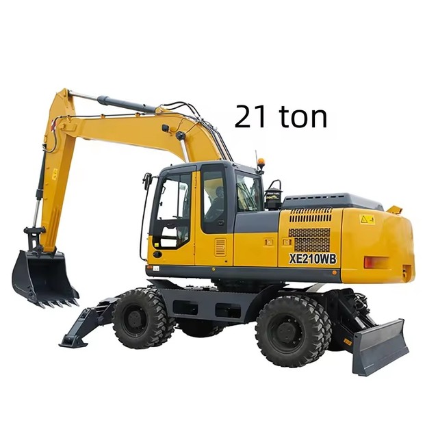 Wheel Excavator 21 Ton XE210WB Top Brand Powerful Hydraulic Wheel Excavator for Construction
