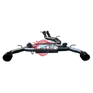 Vortex Stainless Steel Valved Single Outlet Catback <b>Exhaust</b> For Audi TTRS Performance Racing Muffler - Product Image 5