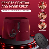 Vibrateur anal à distance pour hommes et couples, masseur de prostate vibrant avec anneaux péniens ajustables