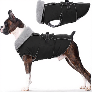 Gilet pour chien Hot-Button OEM, MOQ 200 : Coque imperméable/coupe-vent, doublure en laine, logo/couleur/taille entièrement personnalisés, expédition rapide en 7 à 15 jours - Product Image 1