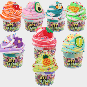 12Pack Dual Colored Butter <b>Slime</b> Kit Super Soft & Non-Sticky,Stress Relief <b>Toy</b> for Girls and Boys,Party Favors and Birthday Gift - Product Image 5