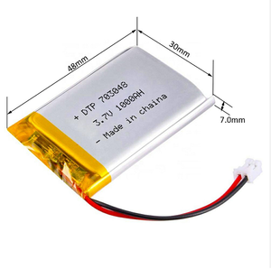 Hot bán tùy chỉnh 703048 1000mAh <span class=keywords><strong>lithium</strong></span> Lipo <span class=keywords><strong>Ion</strong></span> pin 3.7V sử dụng cho mini fan hâm mộ hoặc đồ chơi - Product Image 5