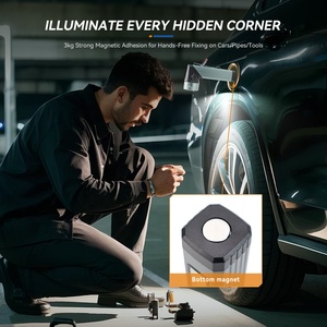Lampe <span class=keywords><strong>de</strong></span> travail multifonctionnelle pour réparation automobile, rotative <span class=keywords><strong>à</strong></span> 90 degrés, rechargeable, en alliage d'aluminium, étanche IP54, lampe torche LED magnétique - Product Image 5