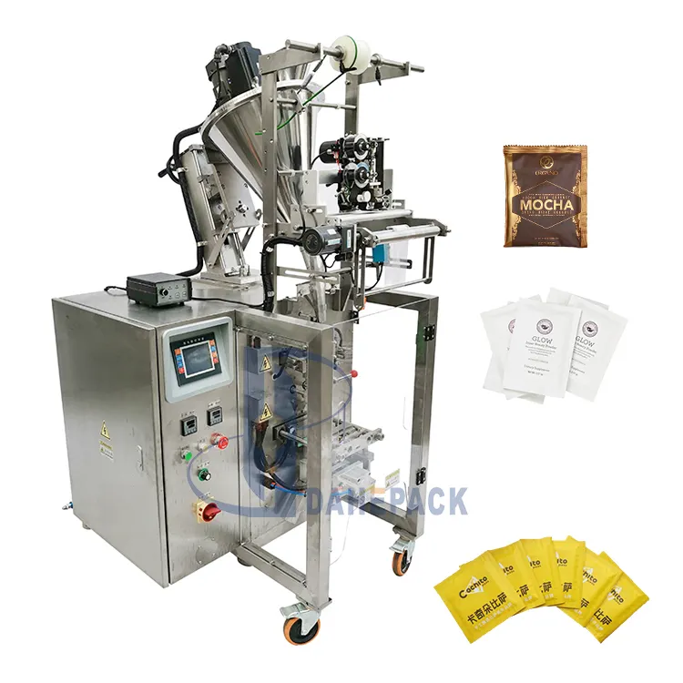 Hochgeschwindigkeits-Industrie-Automatik schraube Vertikaler Sachet-Beutel Stick Sugar Packing Sealing Machine Preis