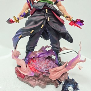 <span class=keywords><strong>Figurine</strong></span> <span class=keywords><strong>Roronoa</strong></span> <span class=keywords><strong>Zoro</strong></span> de One Piece brandissant un couteau, best-seller, article de merchandising d'anime, <span class=keywords><strong>figurine</strong></span> d'action, jouet tendance, décoration de bureau - Product Image 3