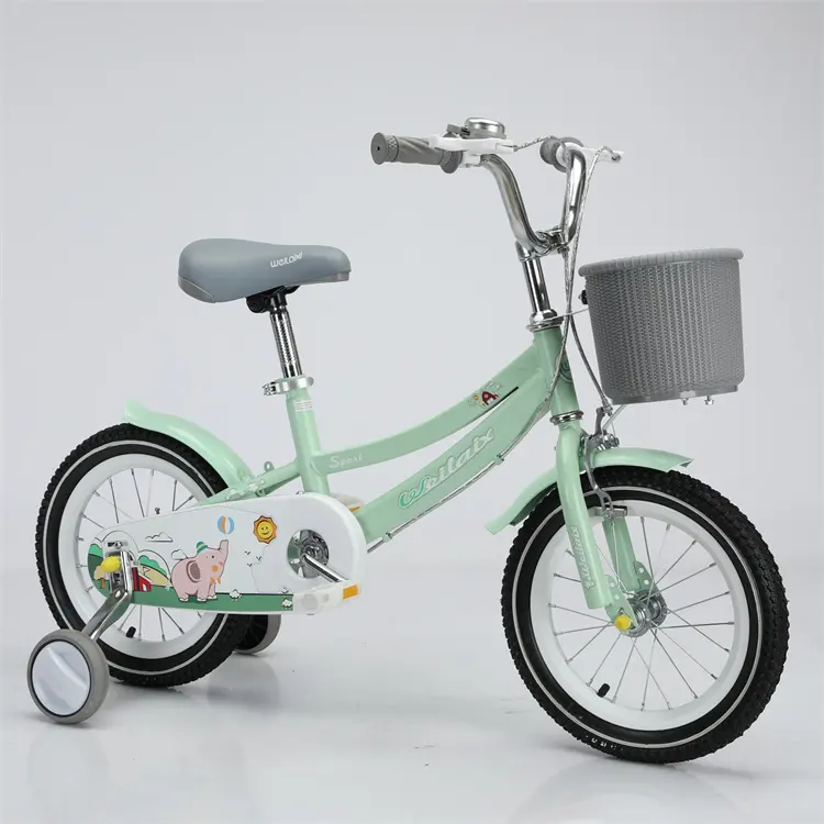 Bicicleta para niños Bicicleta para bebés 2-4-6 años Ciclismo 12-14-16-18 pulgadas Cochecito de pie para niños y niñas