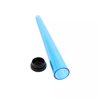 Tube conique en PS avec bouchon à vis 110 mm pour emballage cosmétique