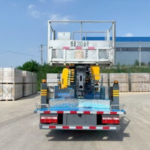 Camión de trabajo aéreo telescópico Dongfeng de 33 m, camión de trabajo aéreo 4x2 con plataforma cantilever. - Product Image 6
