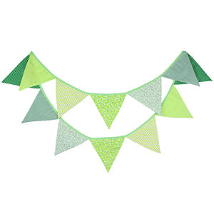 3.2M Vintage Floral Tissu Bunting 12 Fanions Drapeaux De Fête De Mariage Décor Bannière Maison Baby Shower Carnaval <span class=keywords><strong>Guirlande</strong></span> - Product Image 3