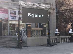 Sgaier vente directe en alliage d'aluminium portable lieu public extérieur meuble tv botte intelligente - Product Image 4