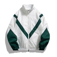 Veste streetwear fabriquée en Chine, pour un usage quotidien, les promenades en ville et les sorties décontractées du week-end, vente en gros, veste personnalisée pour hommes