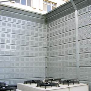 <span class=keywords><strong>Valla</strong></span> <span class=keywords><strong>Acústica</strong></span> de Seguridad Moderna y Duradera, Rejas de Enrejado, Estructura de Metal y PVC Ecológico para Carreteras Urbanas - Product Image 3