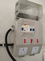 Boîtier de distribution d'alimentation étanche JINAO, prise française modulaire 3 voies IP54 220-230V 16A pour usage intérieur et extérieur JA-RB003