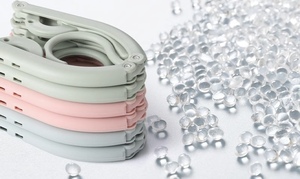 Du lịch Xách tay gấp quần áo móc áo, PP quần áo nhựa móc chuyến đi kinh doanh sấy quần áo móc áo - Product Image 4