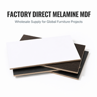 Vente en gros usine : Panneaux MDF mélaminés de première qualité, résistants à l'humidité, et panneaux de fibres E1 pour l'ameublement hôtelier mondial – Approvisionnement direct