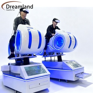Simulador de Motocicleta 9D VR de Dreamland Source Factory, Equipo de Juego de Conducción de <span class=keywords><strong>Realidad</strong></span> <span class=keywords><strong>Virtual</strong></span> Inmersiva para Centros de Juego y Aeropuertos - Product Image 1