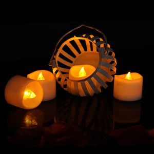 Matti's Offre Spéciale Lot de 12 bougies à DEL à piles <span class=keywords><strong>avec</strong></span> <span class=keywords><strong>flamme</strong></span> <span class=keywords><strong>artificielle</strong></span> pour décoration de Noël <span class=keywords><strong>avec</strong></span> fonction de minuterie - Product Image 4