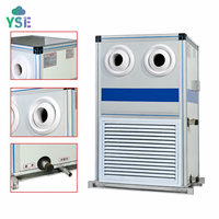 Unité de traitement d'air à jet longue portée de type vertical pour la ventilation des ateliers industriels, gymnases et stades