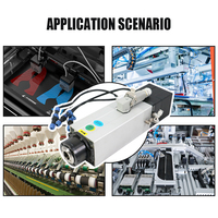 Kit de broche ATC HQD 2,2 kW GDL40.5 à refroidissement par air, broche carrée ISO20 24000 tr/min et variateur de fréquence VFD HS320 2,2 kW 220 V pour routeur CNC