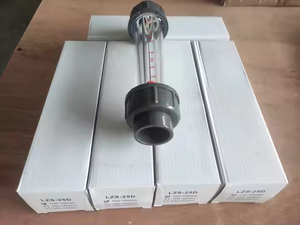Débitmètre d'eau LZS-15/LZS-25/LZS-32/LZS-50/LZS-65, débitmètre en plastique, petit débitmètre rotamètre - Product Image 2