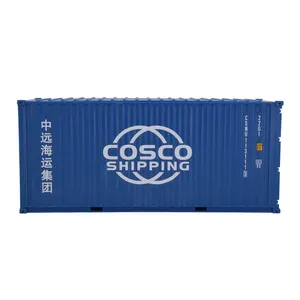 1:35 escala 20GP COSCO contenedor de envío modelo miniatura ABS plástico regalo de negocios decoración del hogar colección OEM personalizado