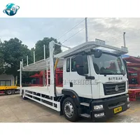 Camada dupla china fabricante sino℃ carro transportador caminhão usado para carregar caminhão do carro para venda