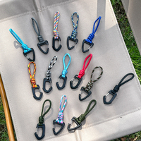 Cordon de parapluie mini avec crochet rotatif à dégagement rapide, porte-carte d'identité créatif tressé à la main et bracelet promotionnel