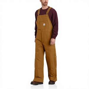 Peto de trabajo para hombre, holgado, de lona resistente, cálido, para clima frío, actividades al aire libre, esquí y nieve - Product Image 1