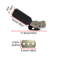 Outils de découpe en acier inoxydable pour film vinyle, film de protection pour vitres, film teinté, outils d'application de film vinyle pour voiture, outils de découpe pour film d'emballage