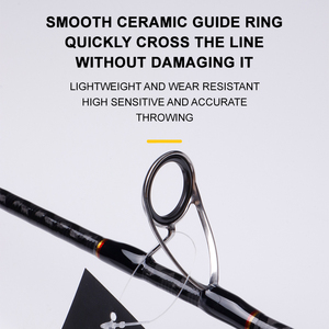 <span class=keywords><strong>Canne</strong></span> <span class=keywords><strong>à</strong></span> <span class=keywords><strong>pêche</strong></span> de jigging de 1,95 m avec poignée en EVA, fibre de carbone, anneaux de guidage en céramique lisses, <span class=keywords><strong>canne</strong></span> <span class=keywords><strong>à</strong></span> <span class=keywords><strong>pêche</strong></span> pour la <span class=keywords><strong>pêche</strong></span> en eau salée - Product Image 2