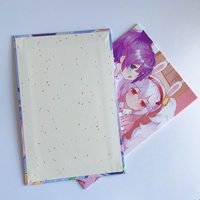 Papel de Color sin Borde Recubierto para Estampado en Caliente, Póster Promocional, Hojas de Mapa Personalizadas por Paquete, Tablero Shikishi Personalizado