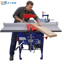 Scie à table, dégauchisseuse et mortaiseuse avec table coulissante à alimentation manuelle 220/380V