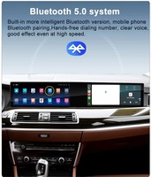 Ultra Langes 21 Zoll Dashboard Android Autoradio Bluetooth WIFI 3G 4G Navigationsbildschirm für BMW 5GT F07 2010-2017
