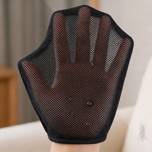 Gants anti-poils statiques noirs à deux doigts pour animaux de compagnie, chats, chiens, lavables, réutilisables, outil de toilettage - Product Image 2