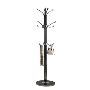 <span class=keywords><strong>Perchero</strong></span> de pie de hierro con 12 ganchos, diseño moderno para uso en hoteles, para colgar ropa en el recibidor - Product Image 1