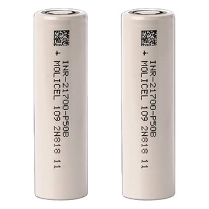 Batterie Molicel INR21700 5000mAh 100% Originale, Haute Capacité, Basse Température, Molicel 21700-P50B 45A pour configurations 6S2P et 6S3P - Product Image 1
