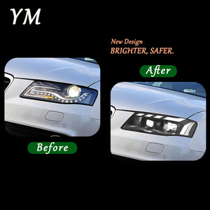 Nouveaux phares LED YM pour <span class=keywords><strong>Audi</strong></span> <span class=keywords><strong>A4</strong></span> B8 2008-2012 12V 70W 6000LM 6000K Plug & Play, mise à niveau retrofit longue durée - Product Image 6