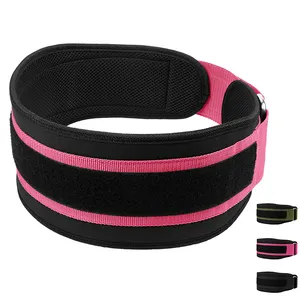 MKAS Custom Quality Lifting Belts Woman Men Nylon Eva Customized Logo Weight Training Powerlifting Weight Lifting Belt