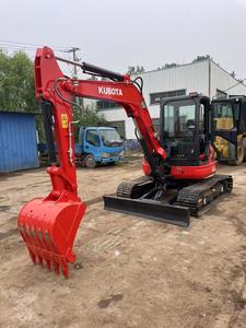 Motor EPA Hot Kubota excavadora 55-4 Mini excavadora de orugas usada vendida a bajo precio de maquinaria de construcción - Product Image 5