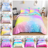 Housse de couette avec impression numérique 3D, magnifique ciel dégradé, nuages, rêve