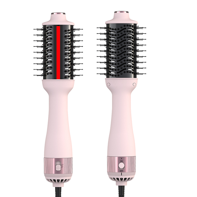 ULELAY One Step Blow Dryer Brush Infrared Volumizer Round Hot Air Brush Hair Care and Styling Appliance Hot Air Brush Hair Tool
