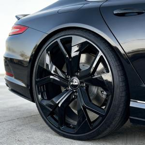 Jantes forgées sur mesure 18 19 20 22 24 pouces en alliage d'aluminium noir poli pour modèles <span class=keywords><strong>Audi</strong></span> Q3 Q5 Q6 Q7 Q8 <span class=keywords><strong>SQ5</strong></span> SQ7 RSQ8 E-tron - Product Image 1