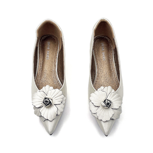 Giày cao gót nữ thiết kế bạc, số lượng đặt hàng tối thiểu thấp, bán buôn, hoa, giày cưới, giày dép thời trang mùa hè dành cho nữ - Product Image 4