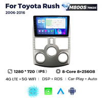 MEKEDE 8G + 128G radio 2 din gps navigation pour Toyota Rush 2006-2016 BT Stéréo Intégré Car-play AUTO 360 caméra
