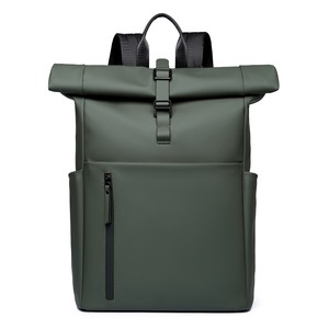 15.6" Large Waterproof Eco-Friendly Portable Unisex <b>Backpack</b> Arcuate Shoulder <b>Strap</b> Large Capacity Commuting Computer Business - Product Image 5