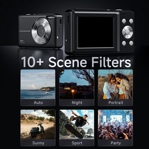 Sonida Chuyên Nghiệp 1080P 16X Mini Vlog Chụp Ảnh Kỹ Thuật Số Máy Ảnh Cho Trẻ Em Màu Đen 4K Video 1080P HD CMOS Cảm Biến Tùy Chỉnh - Product Image 6